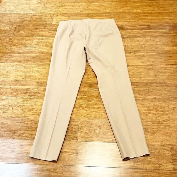 Theory Belisa 2 Bistretch Pants Khaki Tan Sand 10 - Picture 4 of 9